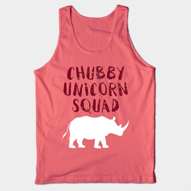 CHUBBY UNICORN SQUAD Tank Top by AdiGunawan250282